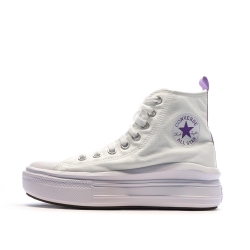 Baskets Blanches/Violettes Femme Converse All Star Move