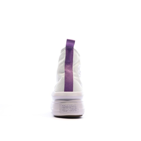 Baskets Blanches/Violettes Femme Converse All Star Move