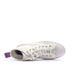 Baskets Blanches/Violettes Femme Converse All Star Move