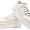 Baskets Blanche/Gris/Vert Femme Puma 394749-02