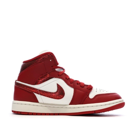 Air Force One Baskets Rouges/Blanches Femme Nike