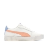 Baskets Blanches/Corail Femme Puma Carina 2.0