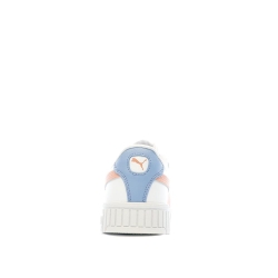 Baskets Blanches/Corail Femme Puma Carina 2.0