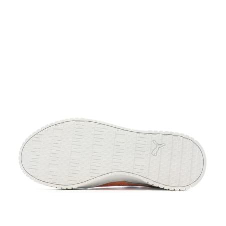 Baskets Blanches/Corail Femme Puma Carina 2.0