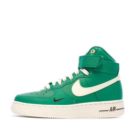 Baskets Verte Femme Nike Nike Air Force 1 Hi