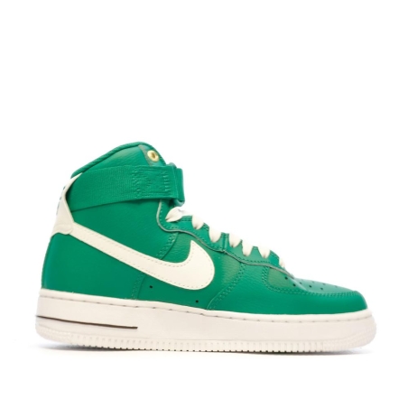 Baskets Verte Femme Nike Nike Air Force 1 Hi
