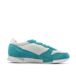 Baskets Blanches/Turquoises Femme Le Coq Sportif Alpha