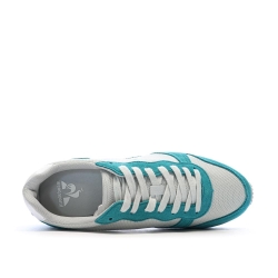 Baskets Blanches/Turquoises Femme Le Coq Sportif Alpha