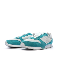 Baskets Blanches/Turquoises Femme Le Coq Sportif Alpha