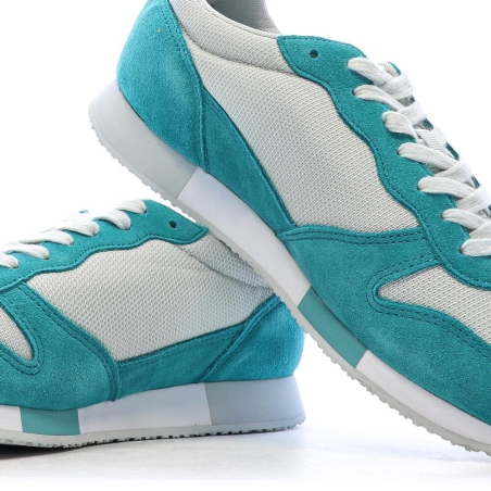Baskets Blanches/Turquoises Femme Le Coq Sportif Alpha