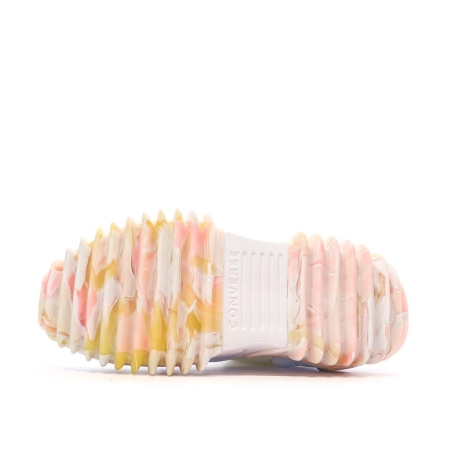 Baskets Jaunes/Roses/Blanches Femme Converse Run Star