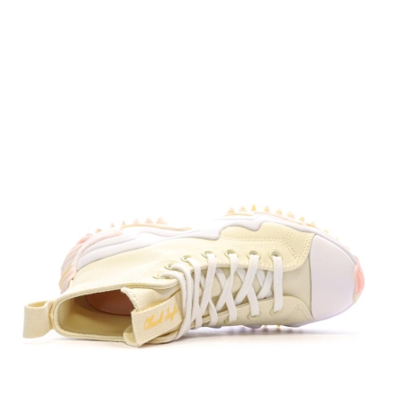 Baskets Jaunes/Roses/Blanches Femme Converse Run Star