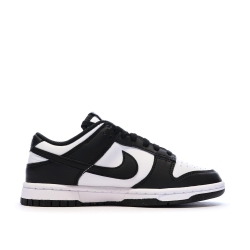 Dunk Low Baskets Blanches/Noires Femme Nike