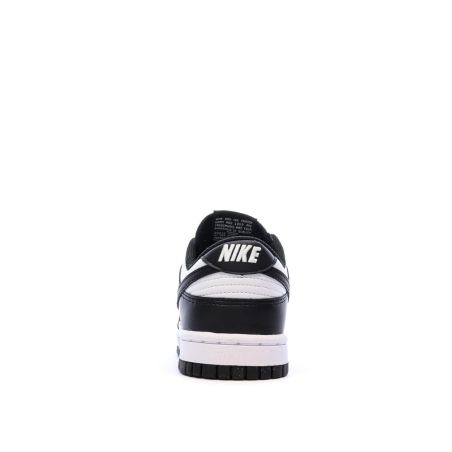 Dunk Low Baskets Blanches/Noires Femme Nike