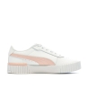 Baskets Blanches/Rose Femme Puma Carina 2.0