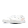 Baskets Blanches/Rose Femme Puma Carina 2.0