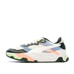 Baskets Noire/Blanches/Rose Femme Puma Trinity