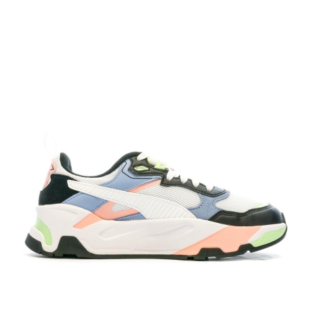Baskets Noire/Blanches/Rose Femme Puma Trinity
