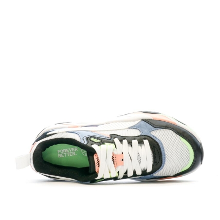 Baskets Noire/Blanches/Rose Femme Puma Trinity