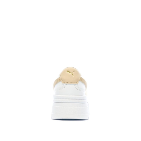 Baskets Blanc/Beige Femme Puma Mayze Stack