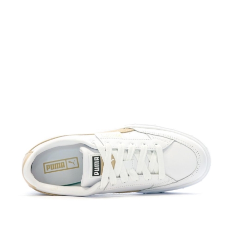 Baskets Blanc/Beige Femme Puma Mayze Stack