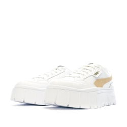 Baskets Blanc/Beige Femme Puma Mayze Stack