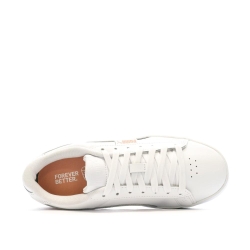 Baskets Blanches/Rose Femme Puma Jada