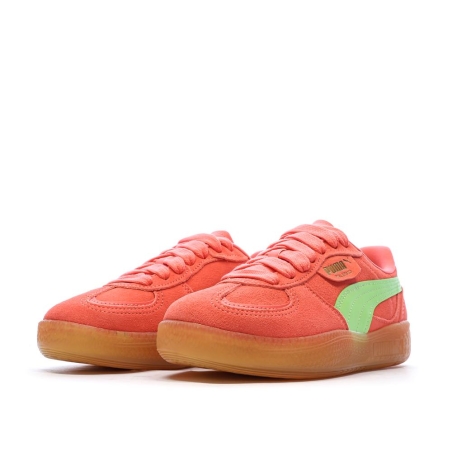 Baskets Oranges/Vertes Femme Puma Palermo Moda Xtra