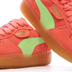 Baskets Oranges/Vertes Femme Puma Palermo Moda Xtra