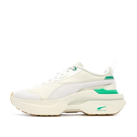 Baskets Écru/Vert Femme PUMA Kosmo Rider