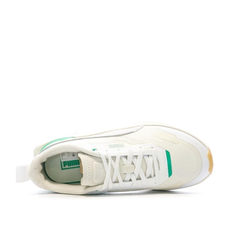 Baskets Écru/Vert Femme PUMA Kosmo Rider