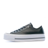 Baskets compensées cuir noir femme Converse All Star