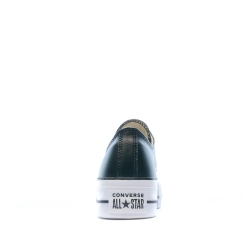 Baskets compensées cuir noir femme Converse All Star