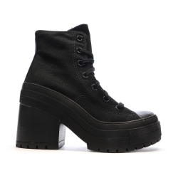 Baskets Noires Femme Converse Chuck 70 De Luxe Heel