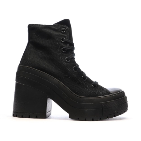 Baskets Noires Femme Converse Chuck 70 De Luxe Heel