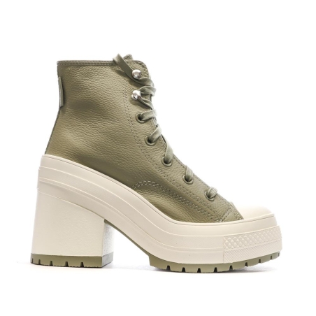 Baskets Kaki Femme Converse Chuck 70 De Luxe