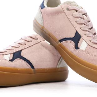 Baskets Roses Femme Pepe jeans Travis Retro