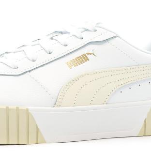 Baskets Beige/Blanc Femme Puma Carina