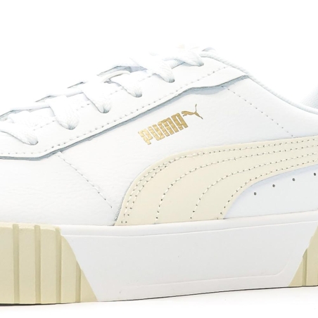 Baskets Beige/Blanc Femme Puma Carina