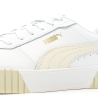 Baskets Beige/Blanc Femme Puma Carina