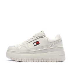 Baskets Beiges Femme Tommy Hilfiger Retro