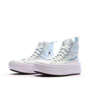 Baskets Bleu Ciel Femme Converse Chuck Taylor All Star Move