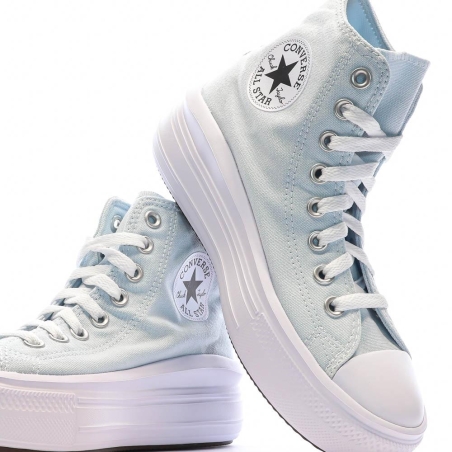 Baskets Bleu Ciel Femme Converse Chuck Taylor All Star Move