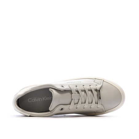 Baskets Grises Femme Calvin Klein Jeans Lace