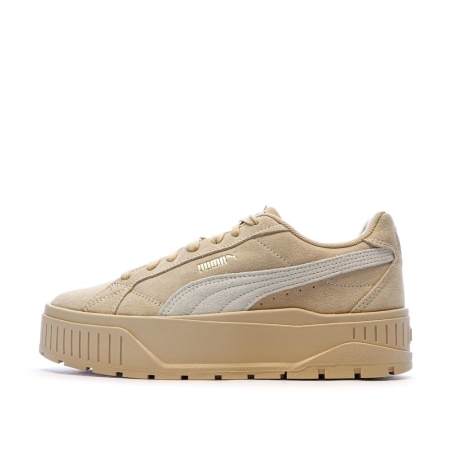 Baskets Beige Femme Puma Karmen