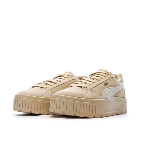 Baskets Beige Femme Puma Karmen