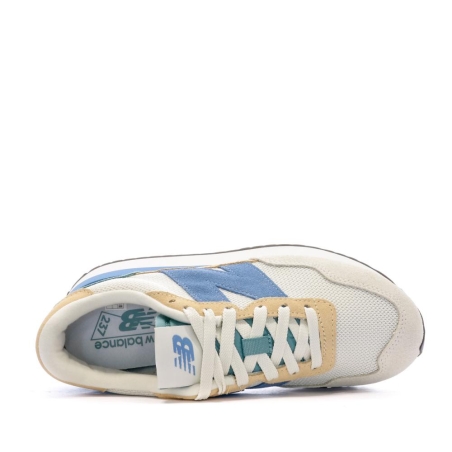 WS237 Baskets Beige/Bleu Femme New Balance