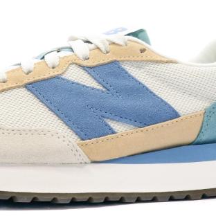 WS237 Baskets Beige/Bleu Femme New Balance