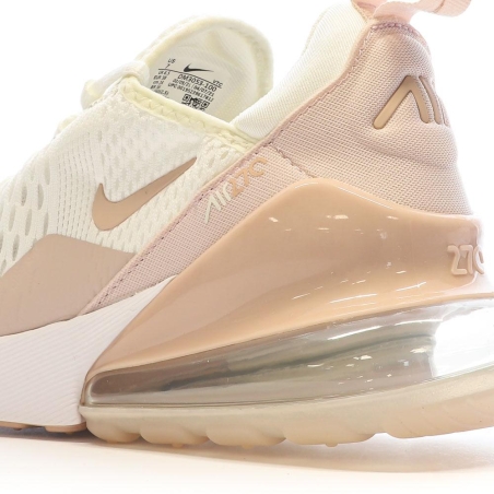 Baskets Blanches/Rose Femme Nike Air Max 270