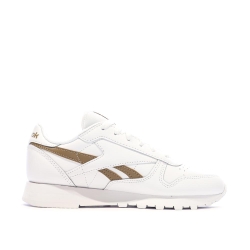 Baskets Blanc/Marron Femme Reebok Classic Leather